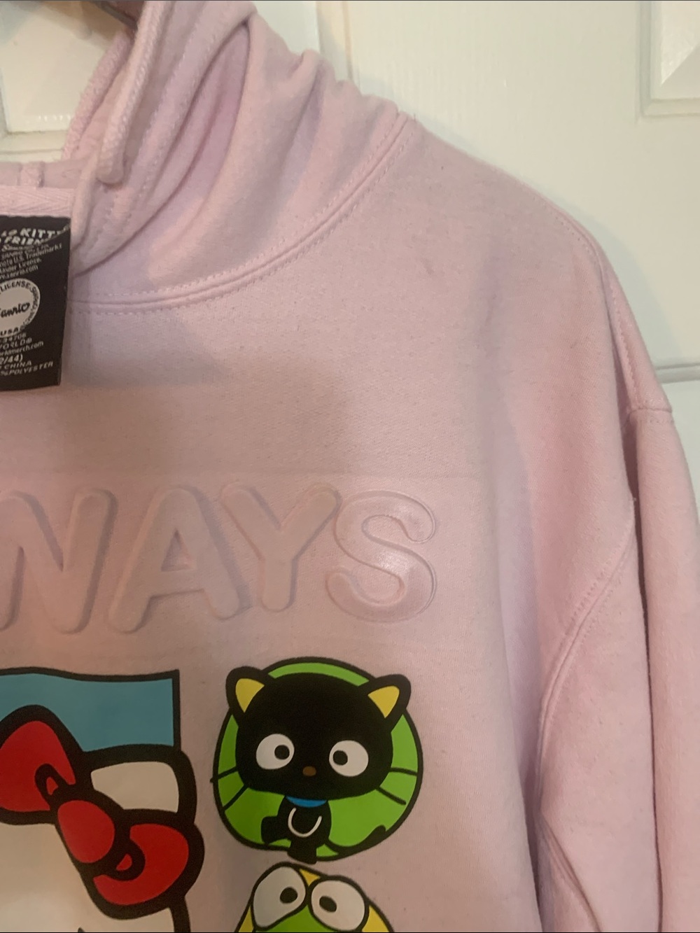 Hello Kitty Pink Graphic Hoodie - Picture 5 of 8